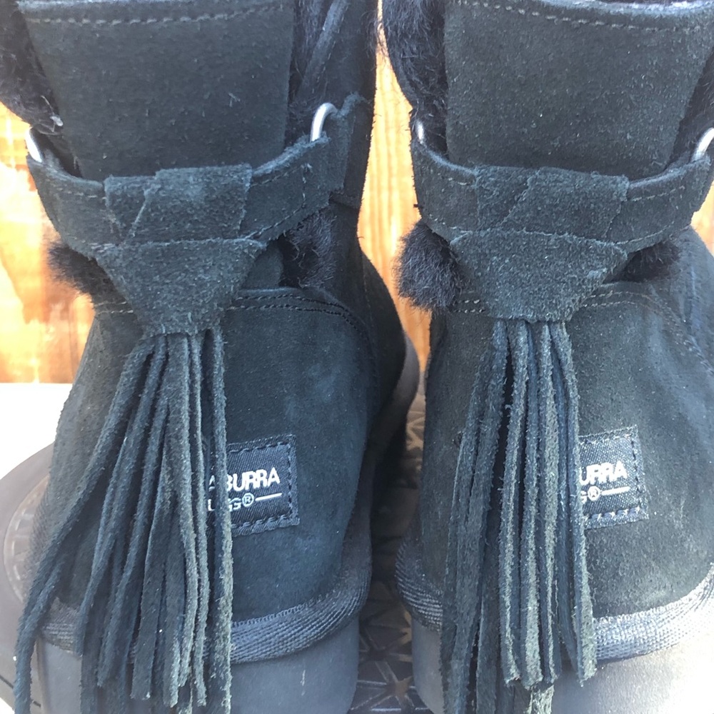 Koolaburra by UGG Jaelyn Mini Winter Casual Black Women’s Boots Size 9 Like New - Picture 8 of 12